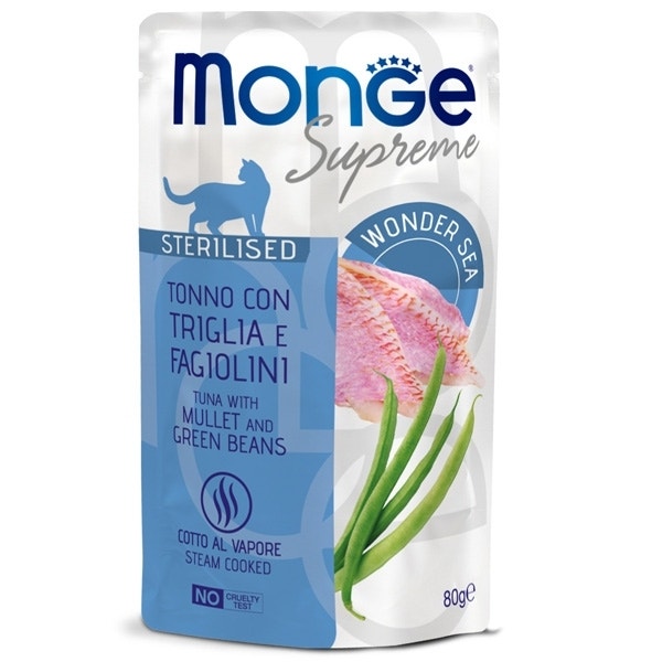 LeChat Bouchées au thon et poisson blanc pour chats adultes 400 ml