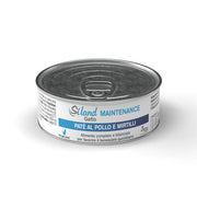 Siland Maintenance Nourriture humide Pâté Poulet/Myrtilles Chats Adultes 85 g