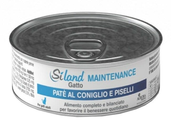 Siland Maintenance Nourriture humide Pâté Lapin/Pois Chats adultes 85 g