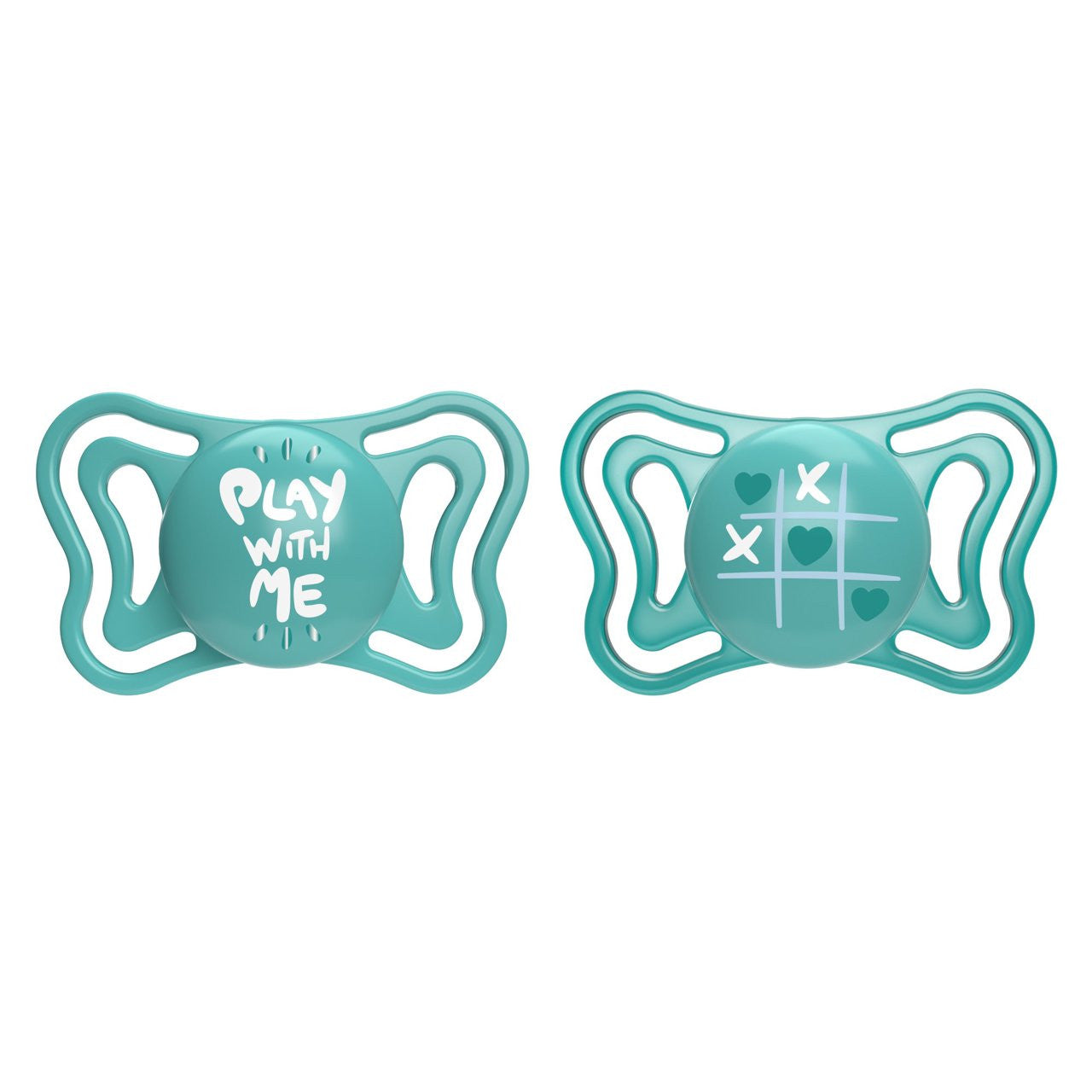 Chicco Physoforma Sucette Light en silicone bleu clair, 2 pièces, 16-36 mois