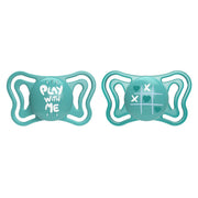 Chicco Physoforma Sucette Light en silicone bleu clair, 2 pièces, 16-36 mois