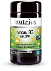 Nutriva Vegan B3 Fizz 30 Compresse Gusto Arancia