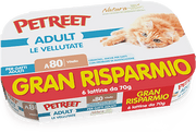 Petreet Vellutate Vitello Cibo Umido Gatto Adulto 6x70g