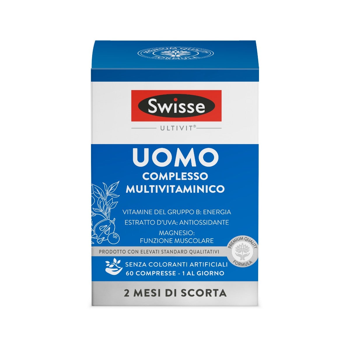 Swisse Multivitamines pour hommes 60 gélules - Bien-être quotidien