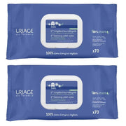 Uriage Bebe Salviette Detergenti All'Acqua 70+70 Pezzi