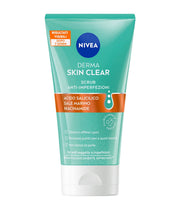 Nivea Derma Skin Clear Gommage Visage Anti-imperfections pour Soins de la Peau Grasse 150 ml