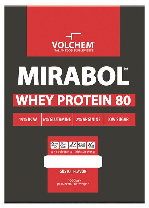 Volchem Mirabol Whey Protein 80 Cioccolato 1000g