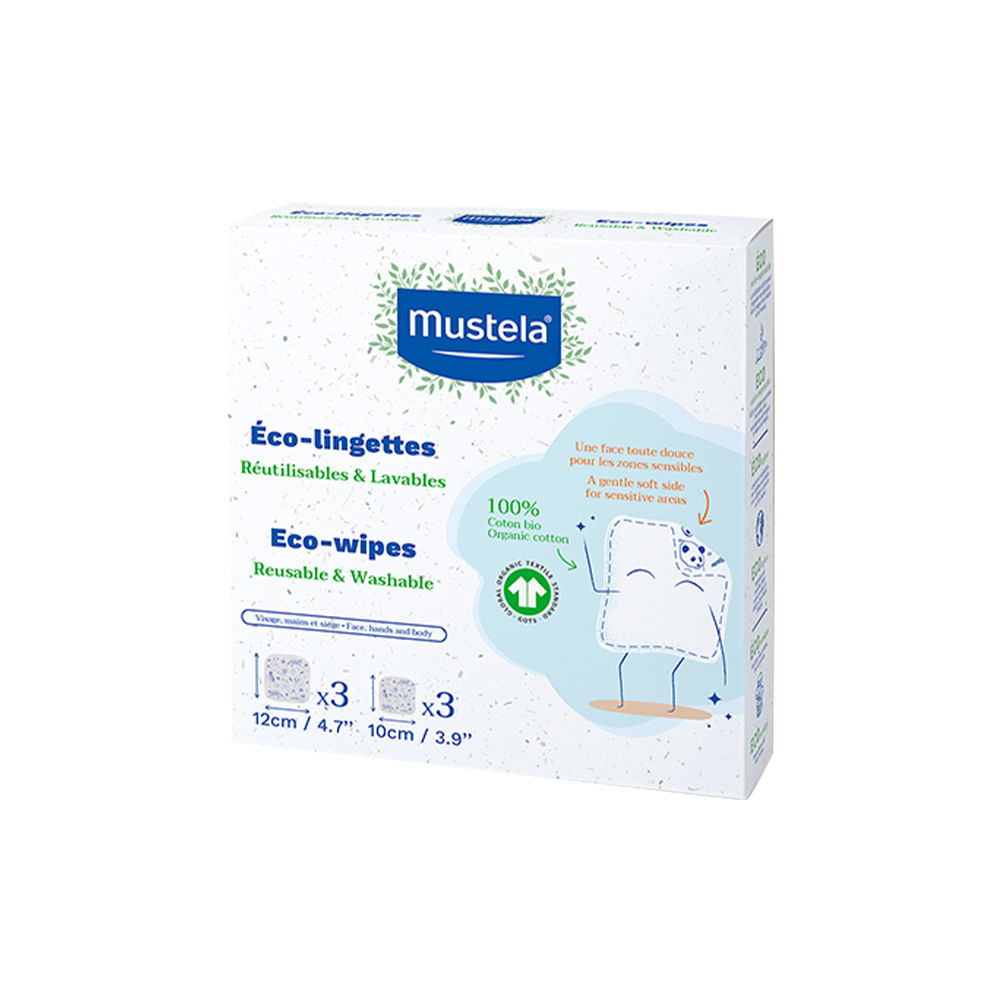 Mustela Lingettes réutilisables 6 pièces