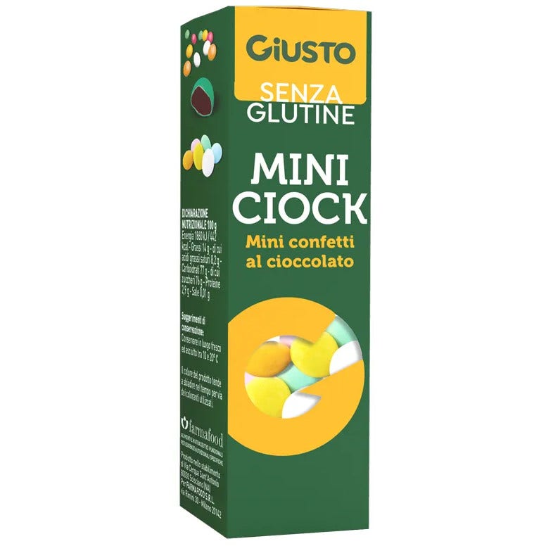 Giusto Sans Gluten Mini Confettis au Chocolat 40 g