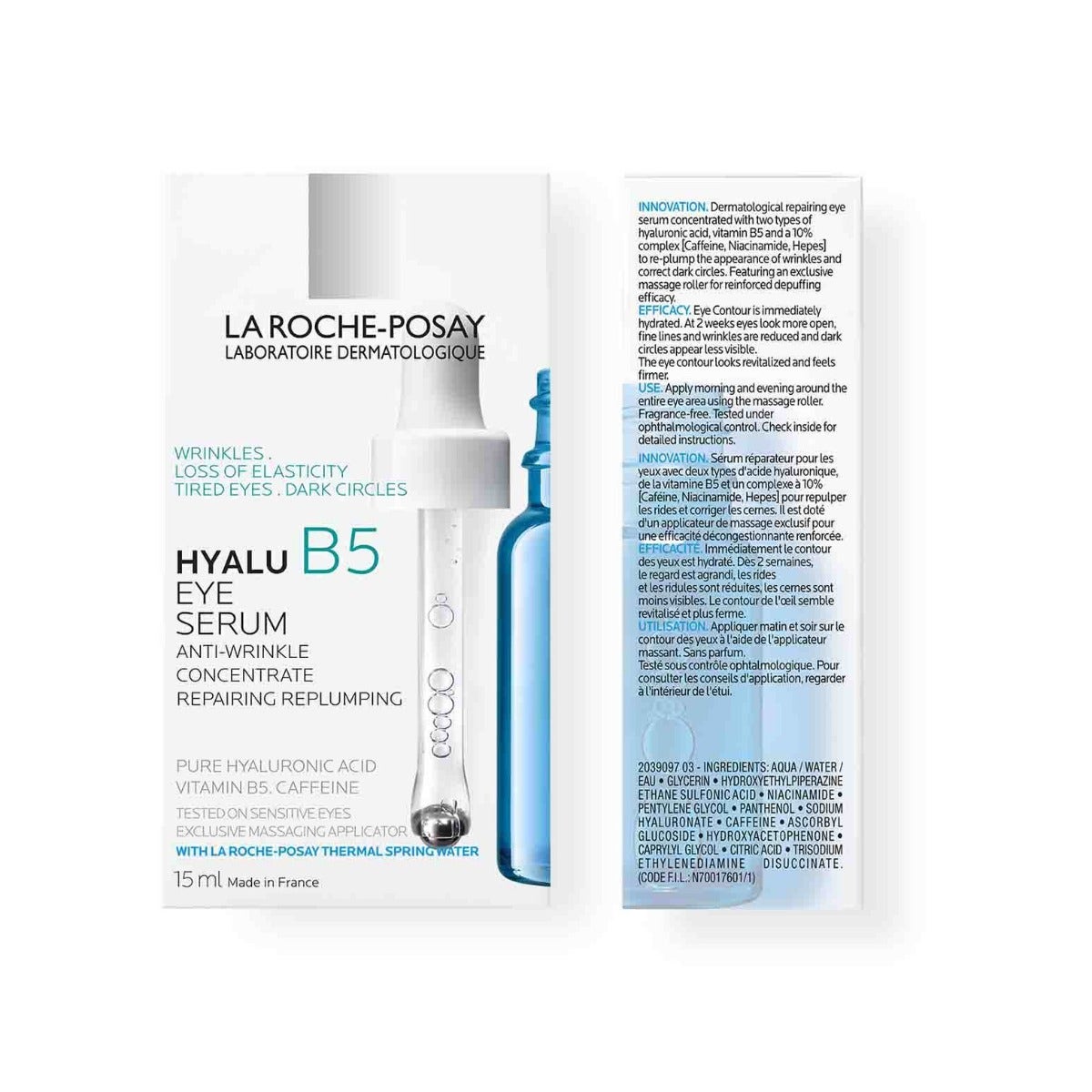 La Roche Posay Hyalu B5 Sérum Contour des Yeux 15 ml