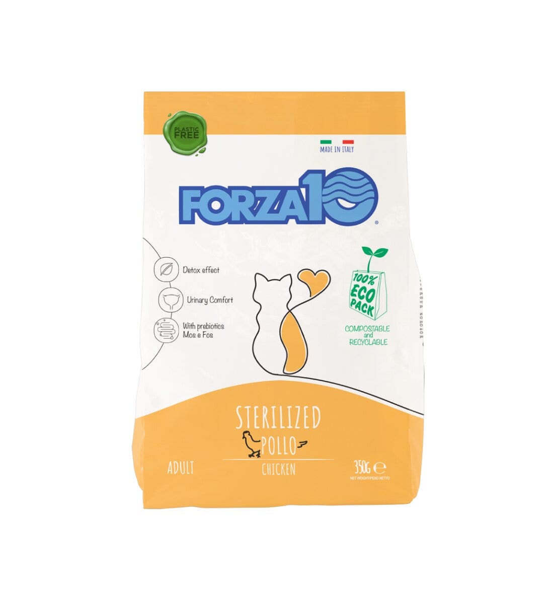 Forza10 Adult Maintenance Sterilized Crocchette Al Pollo Gatti Adulti Sacco 350g