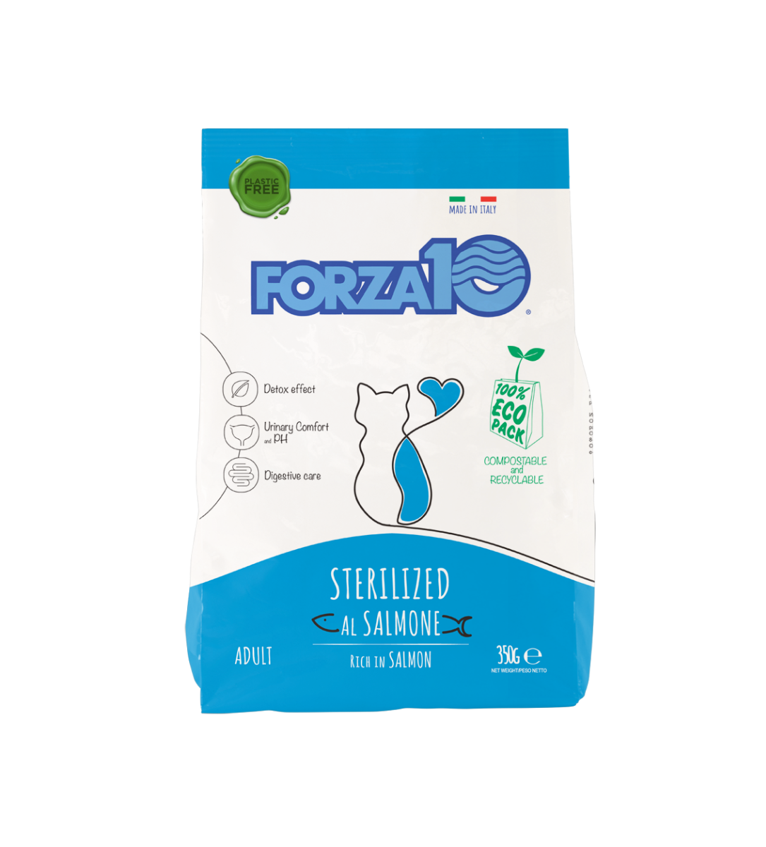 Forza10 Adult Maintenance Sterilized Crocchette Al Salmone Gatti Adulti Sacco 350g