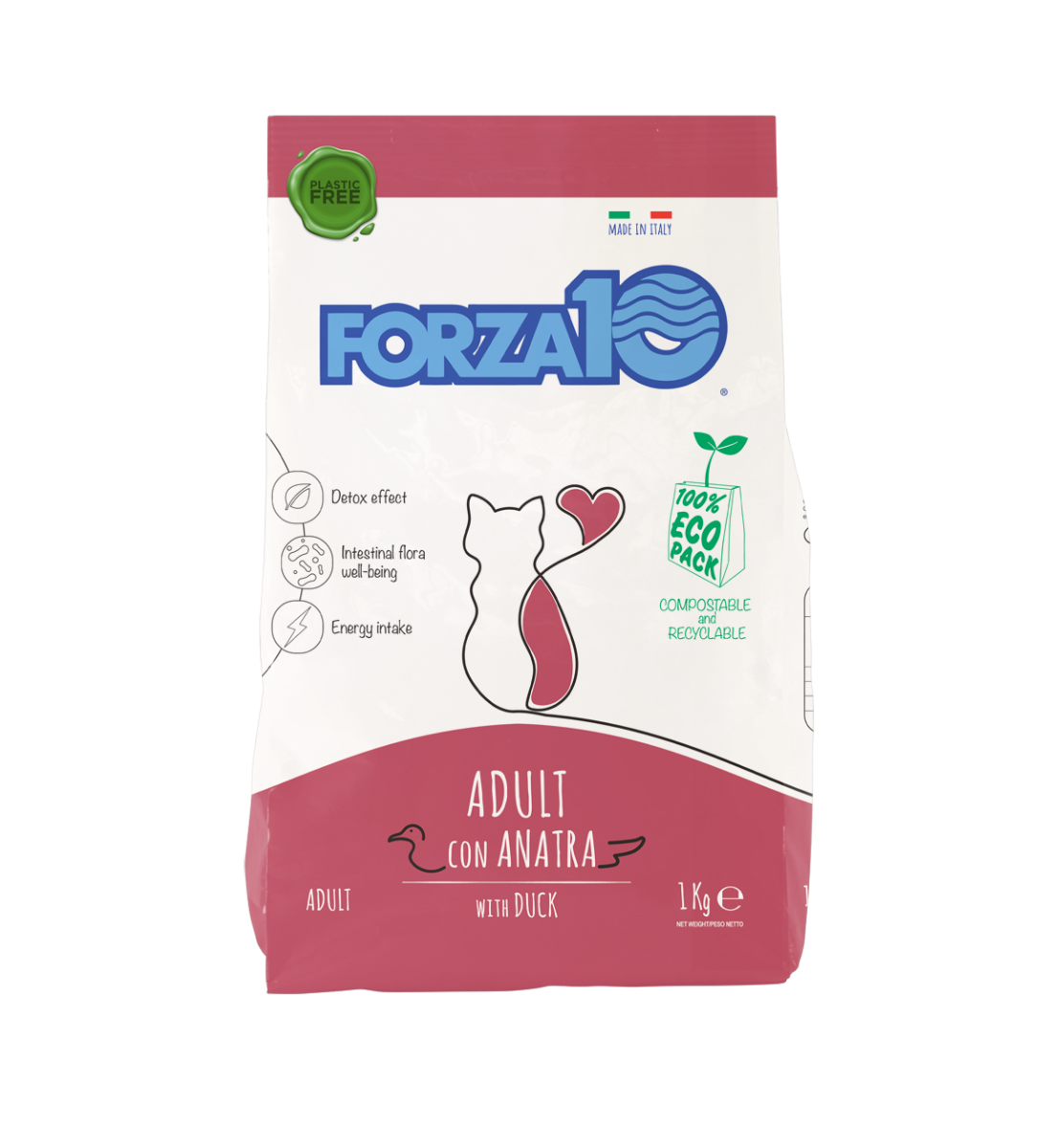 Forza10 Adult Maintenance Crocchette All'Anatra Gatti Adulti Sacco 1kg