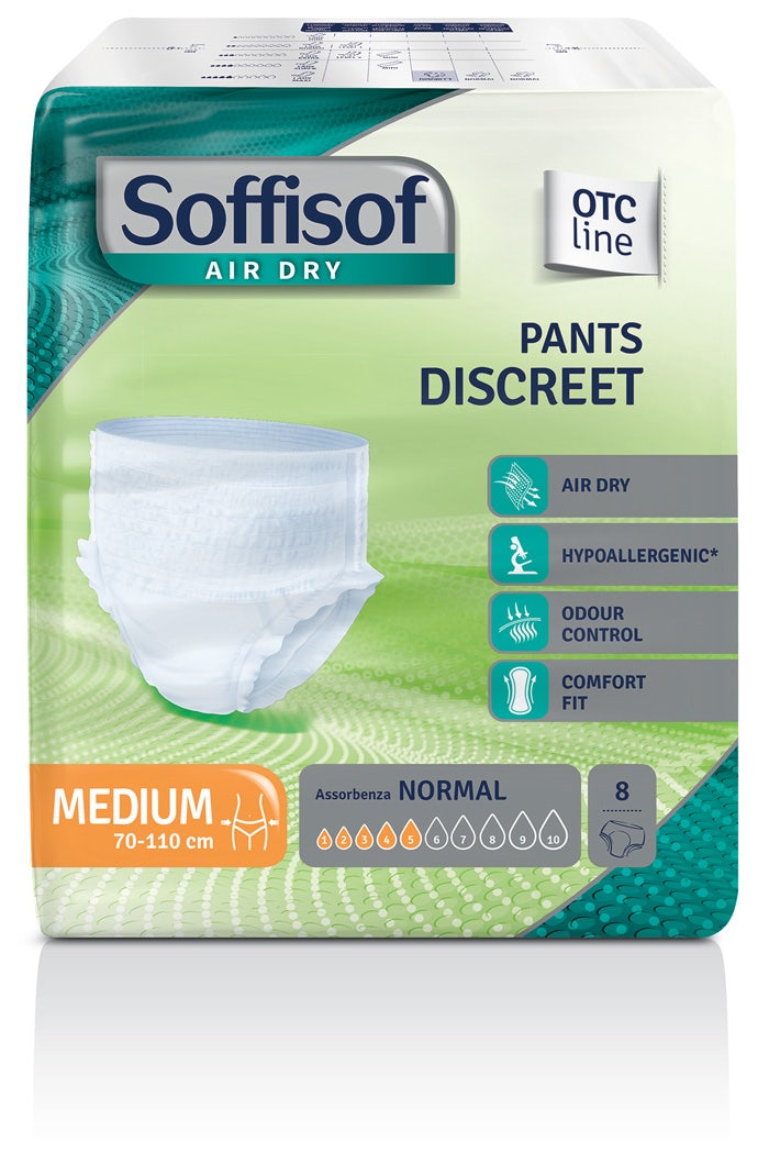 Soffisof Air Dry Pants Discreet Taille Medium 8 pièces