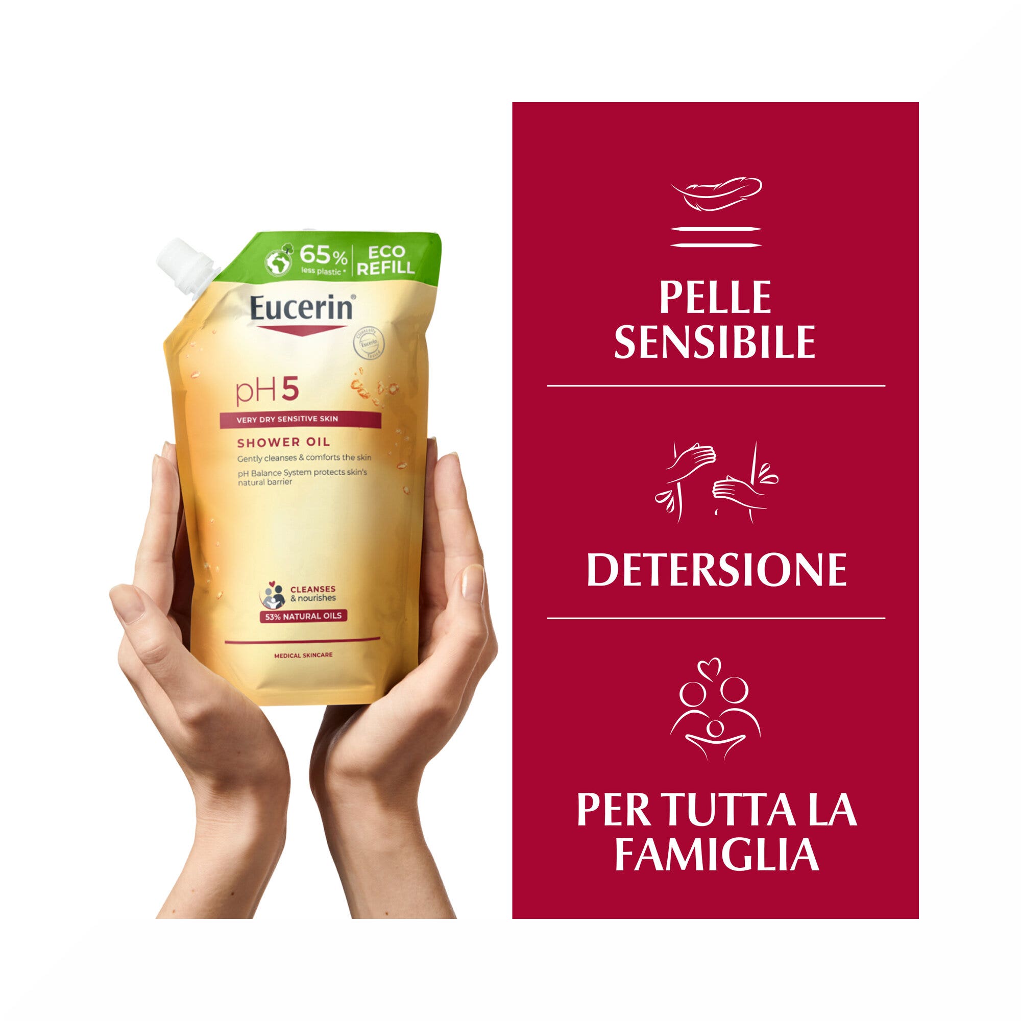 Eucerin Ph5 Huile de Douche Nettoyante Recharge 400 ml
