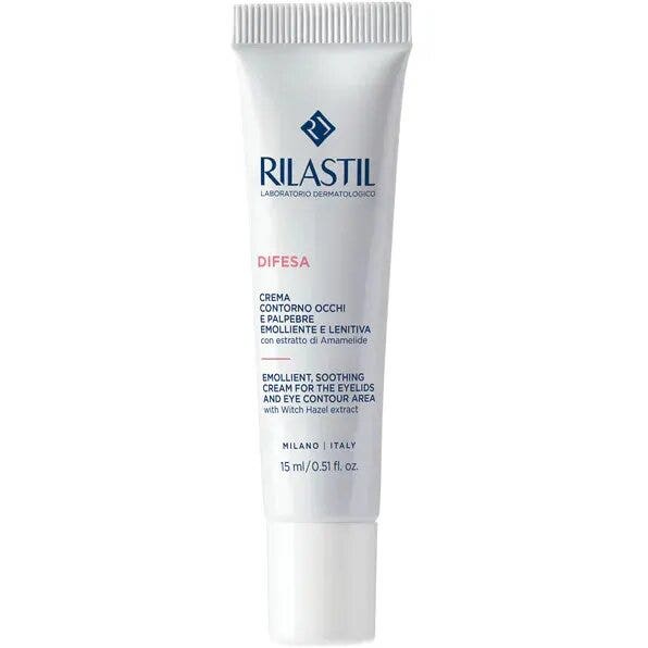 Rilastil Difesa Crème Contour des Yeux et Paupières Émolliente et Apaisante 15 ml