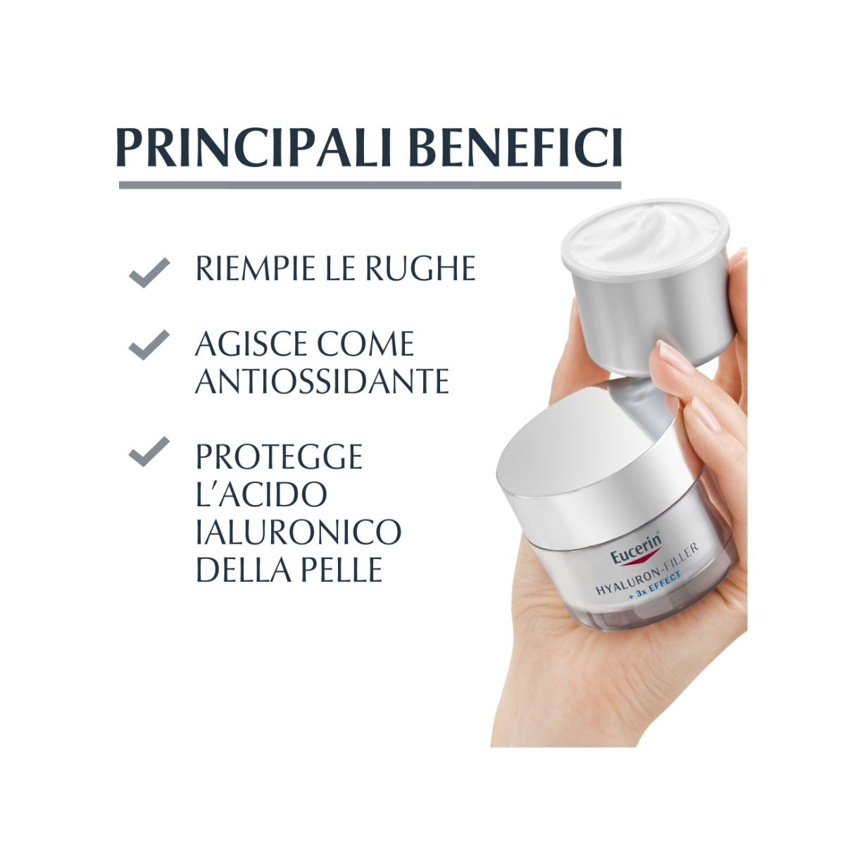 Eucerin Hyaluron Filler Nuit Crème Visage Recharge 50 ml