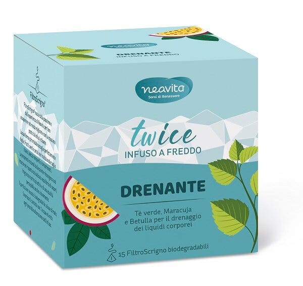 Neavita Infusion à froid Twice Drainante 15 sachets