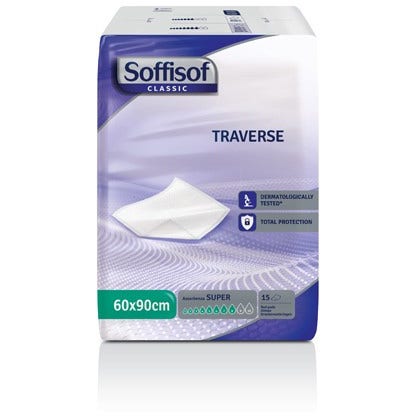 Soffisof Alèse pour incontinence 8 gouttes 60 x 90 cm 15 pièces
