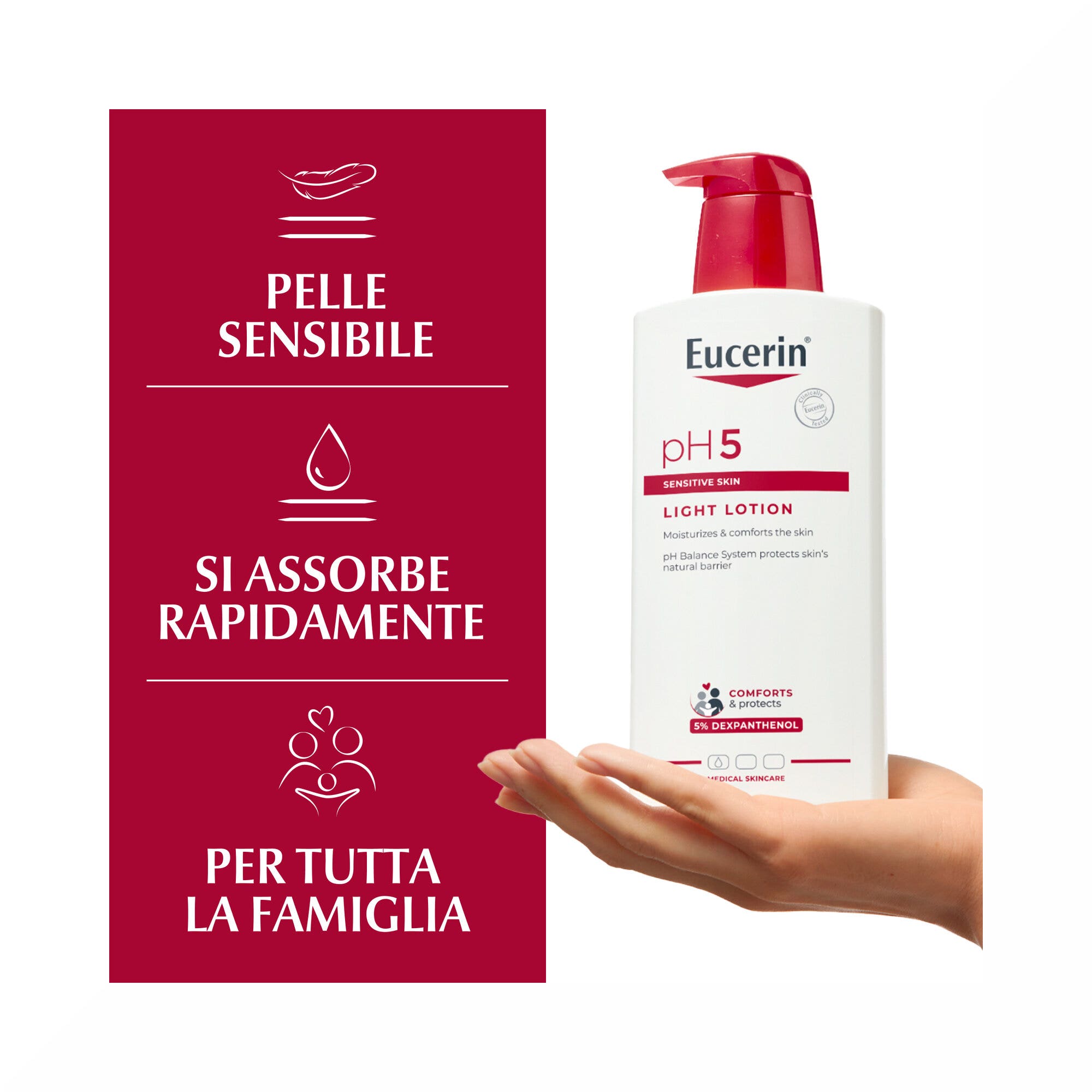 Eucerin Ph5 Emulsione Idratante Extra Leggera 400ml