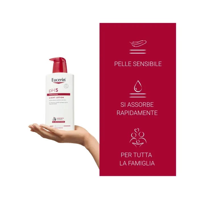 Eucerin Ph5 Émulsion Hydratante Corps Extra Légère 400 ml