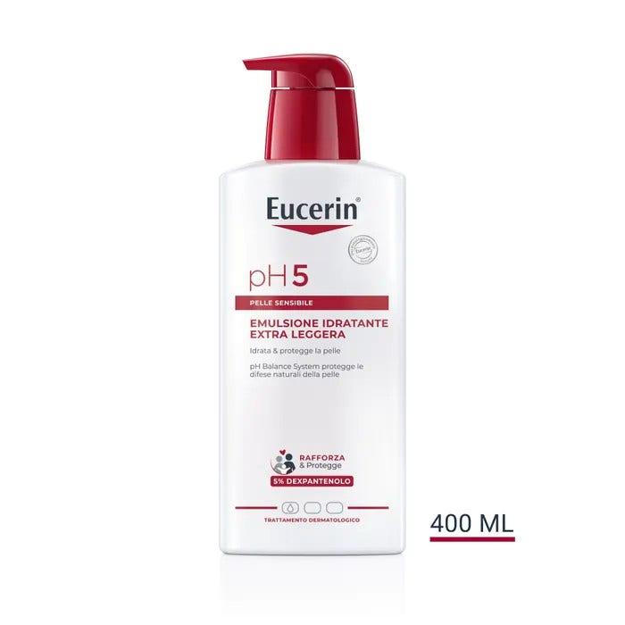 Eucerin Ph5 Émulsion Hydratante Corps Extra Légère 400 ml