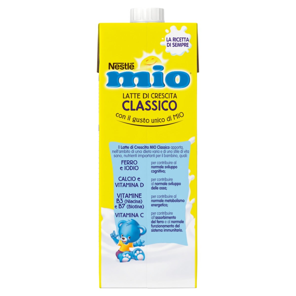 Nestlé Mio Latte Di Crescita Classico Liquido Brick 1 Litro
