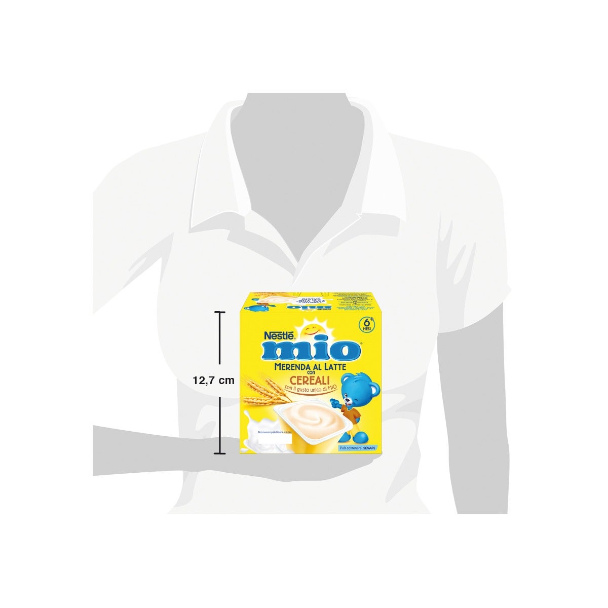 Nestlé Mio Merenda Al Latte Cereali 4 Vasetti Da 100g