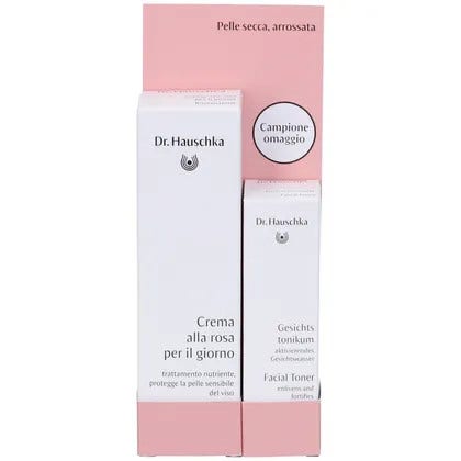 Dr. Hauschka Offre groupée Crème de jour à la rose pour le visage 30 ml + Lotion tonifiante 10 ml