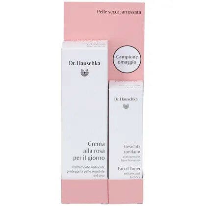 Dr. Hauschka Offre groupée Crème de jour à la rose pour le visage 30 ml + Lotion tonifiante 10 ml