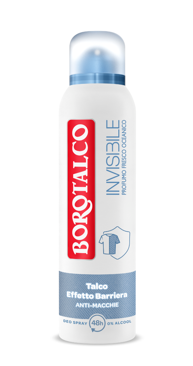 Borotalco Deodorante Spray Invisibile Azzurro 150ml