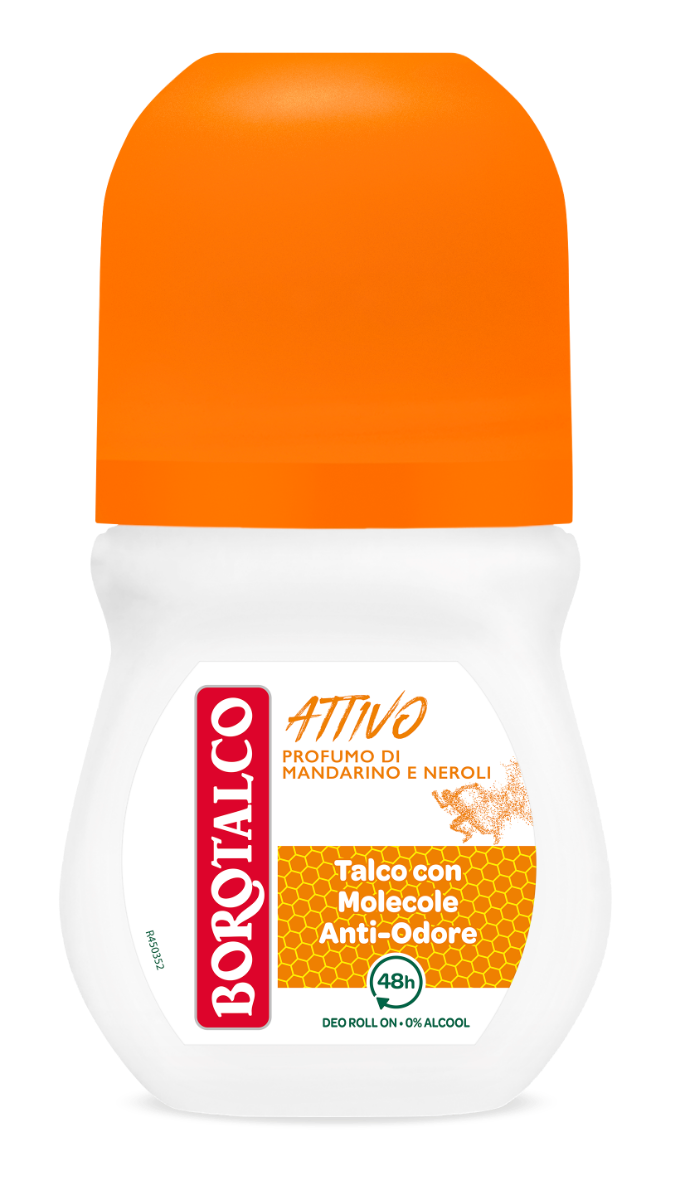 Borotalco Deo Roll Attivo Arancione 50ml