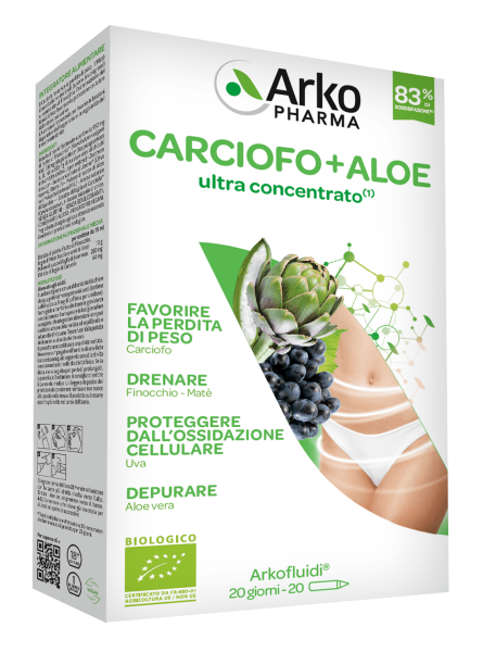 Arkofluidi Artichaut + Aloe Vera 20 flacons de 200 g