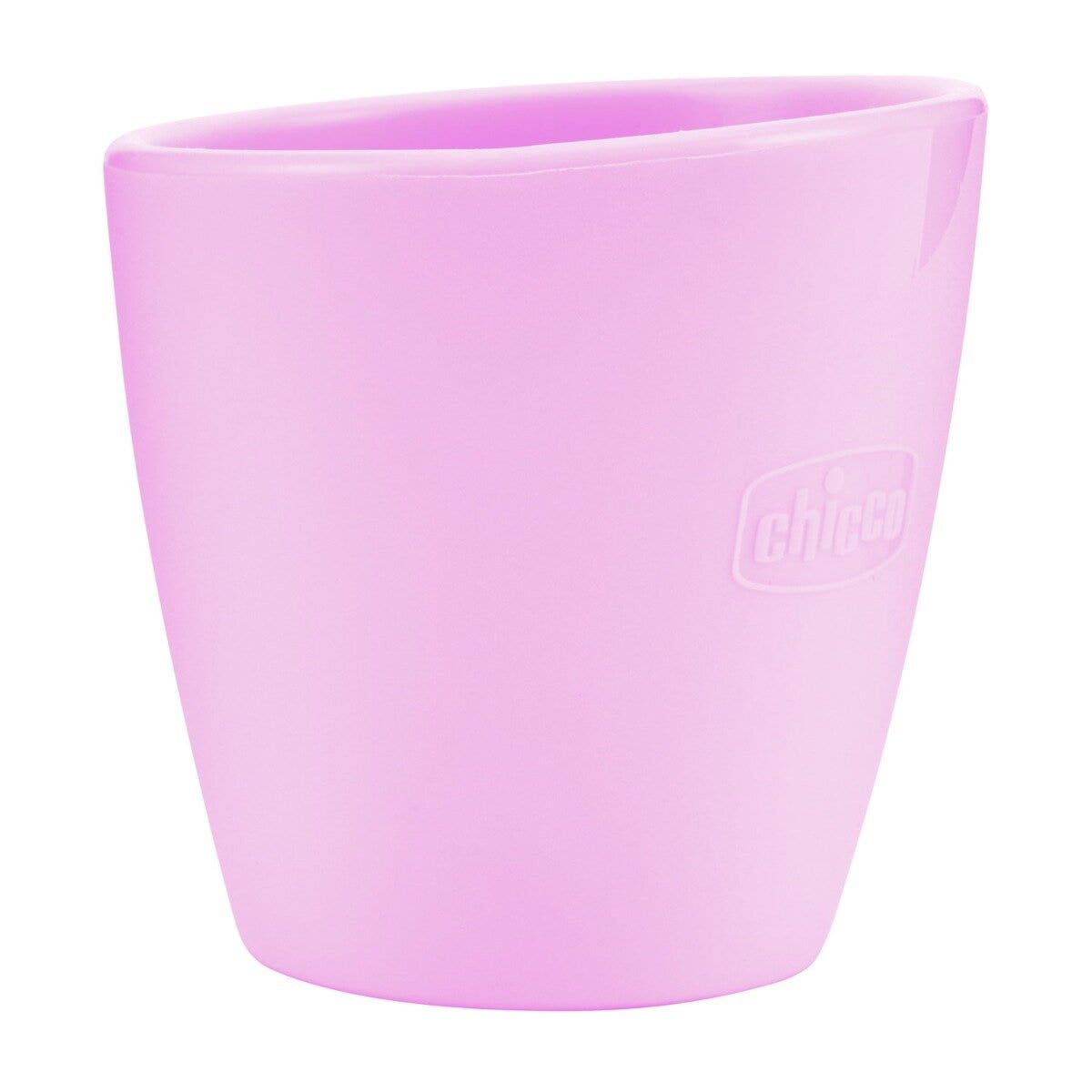 Chicco Tasse en silicone rose 6M+