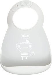 Chicco Bavoir en silicone Easy Roll Couleur neutre 6 mois+