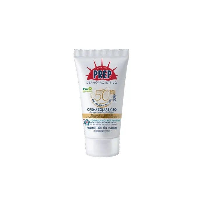 Prep Crème solaire dermoprotectrice pour le visage 50 ml SPF50