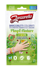 Zanzarella Play E Nature Bracelets colorés 25 pièces