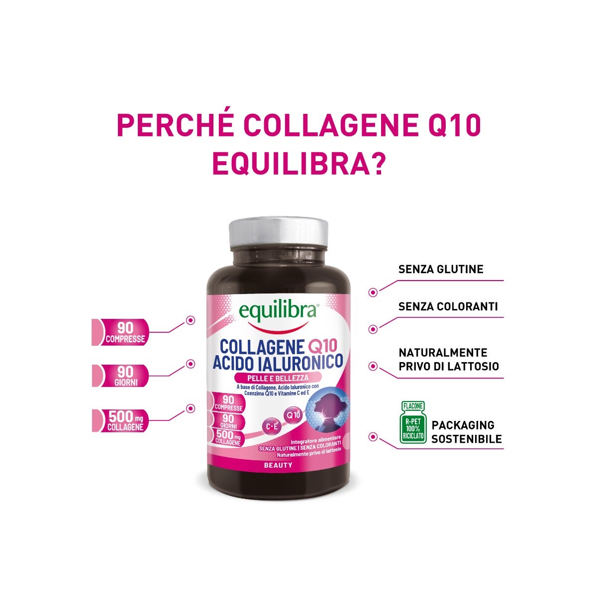 Equilibra Collagene Q10 Acido Ialuronico 90 Compresse