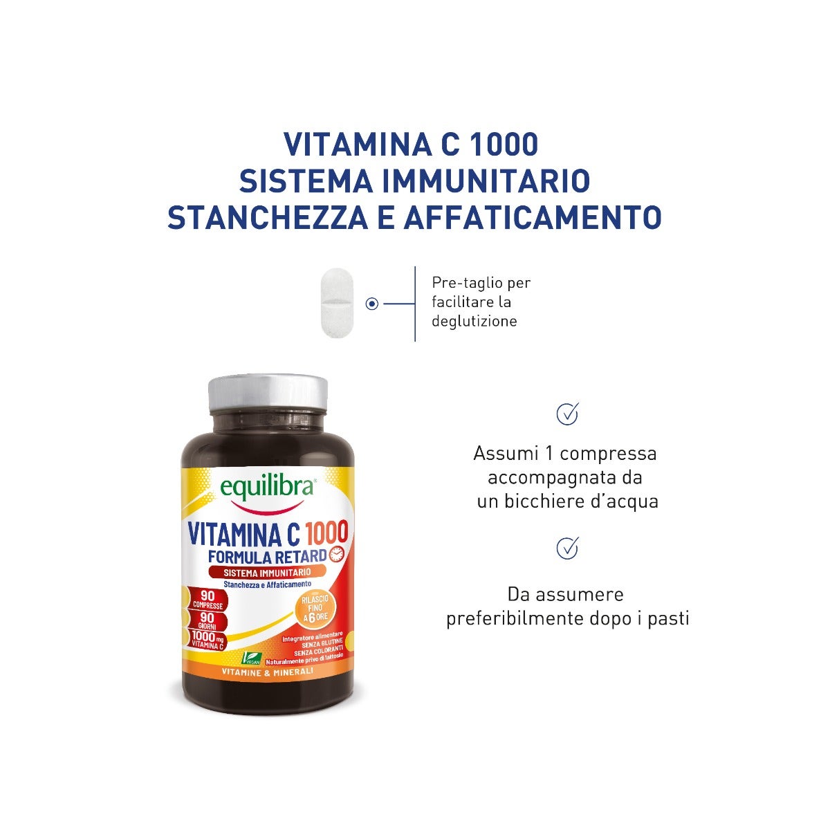 Equilibra Vitamina C 1000 90 Compresse