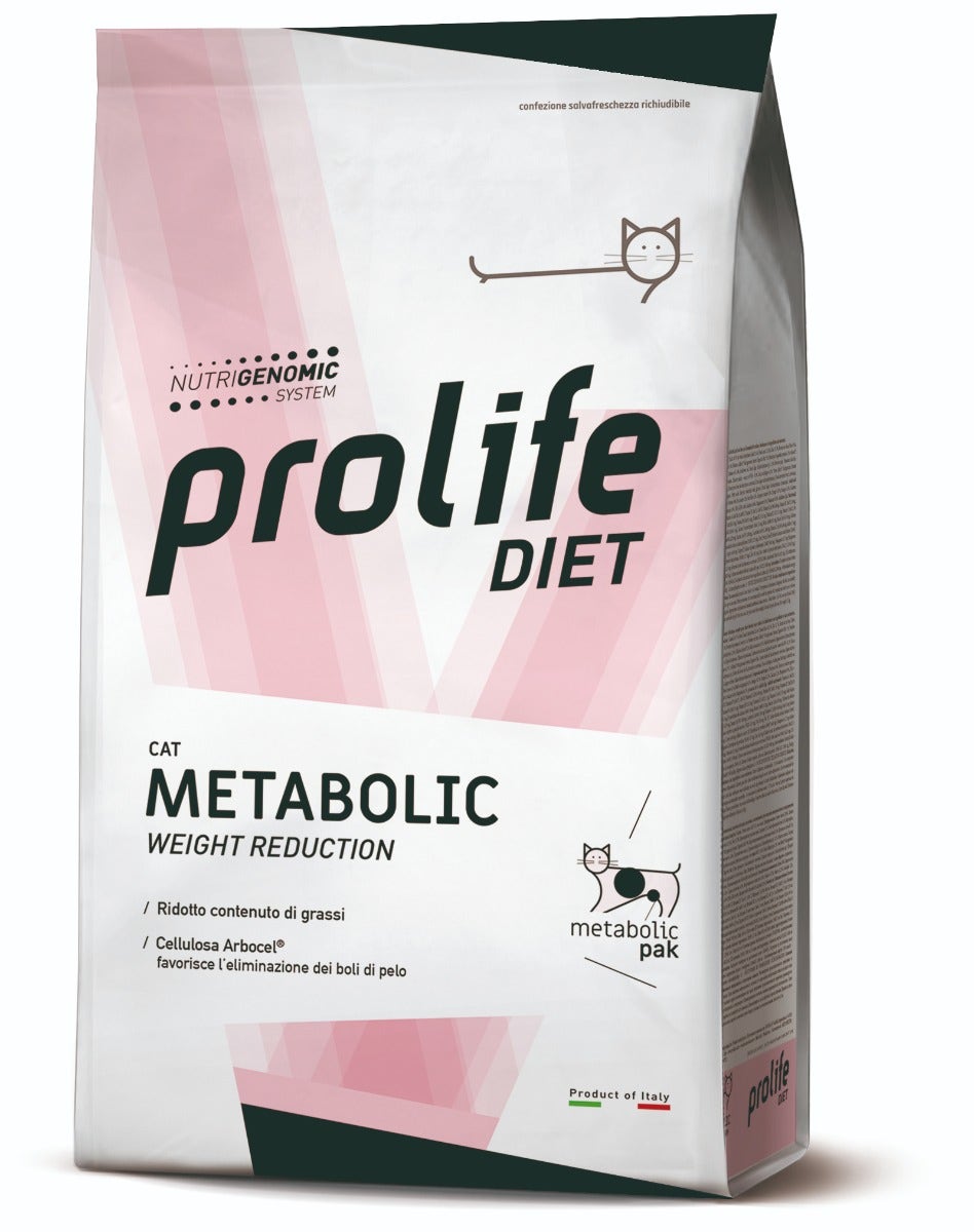 Prolife Diet Cat Metabolic Croquettes pour chats, sac de 1,5 kg