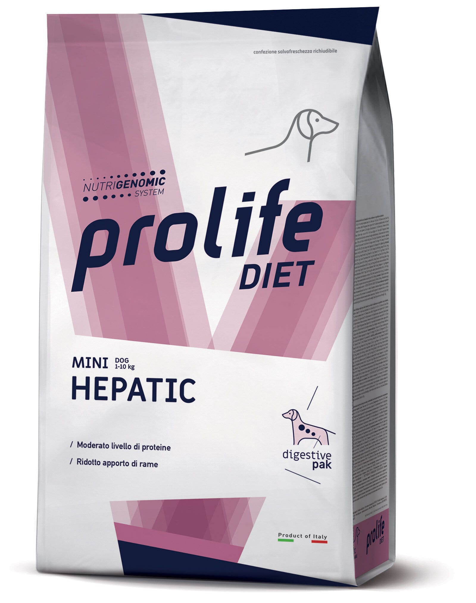 Prolife Diet Hepatic Mini Aliment diététique pour chien 500 g