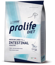 Prolife Dog Diet Intestinal Sensitive Croquettes pour chiens de taille moyenne/grande, sac de 8 kg