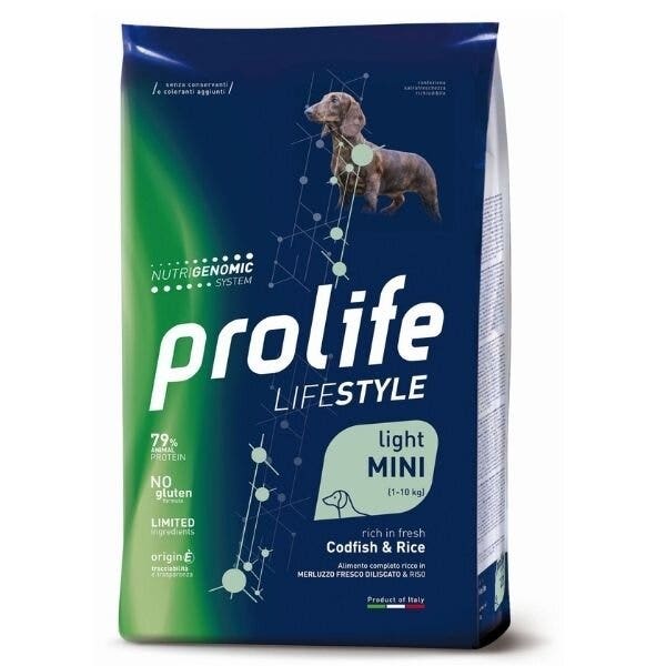 Prolife Dog Life Style Adult Mini Light Morue & Riz 2 kg