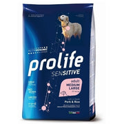 Prolife Sensitive Adult Medium/Large Pork & Rice Croquettes pour chiens de grande taille Sac de 2,5 kg