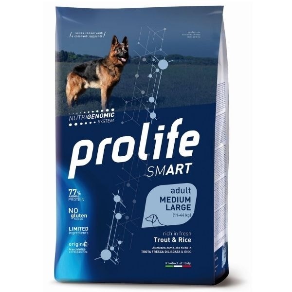 Prolife Dog Smart Adult Medium/Large Truite & Riz 2,5 kg