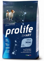 Prolife Smart Mini Truite fraîche et riz pour chiens adultes 600 g