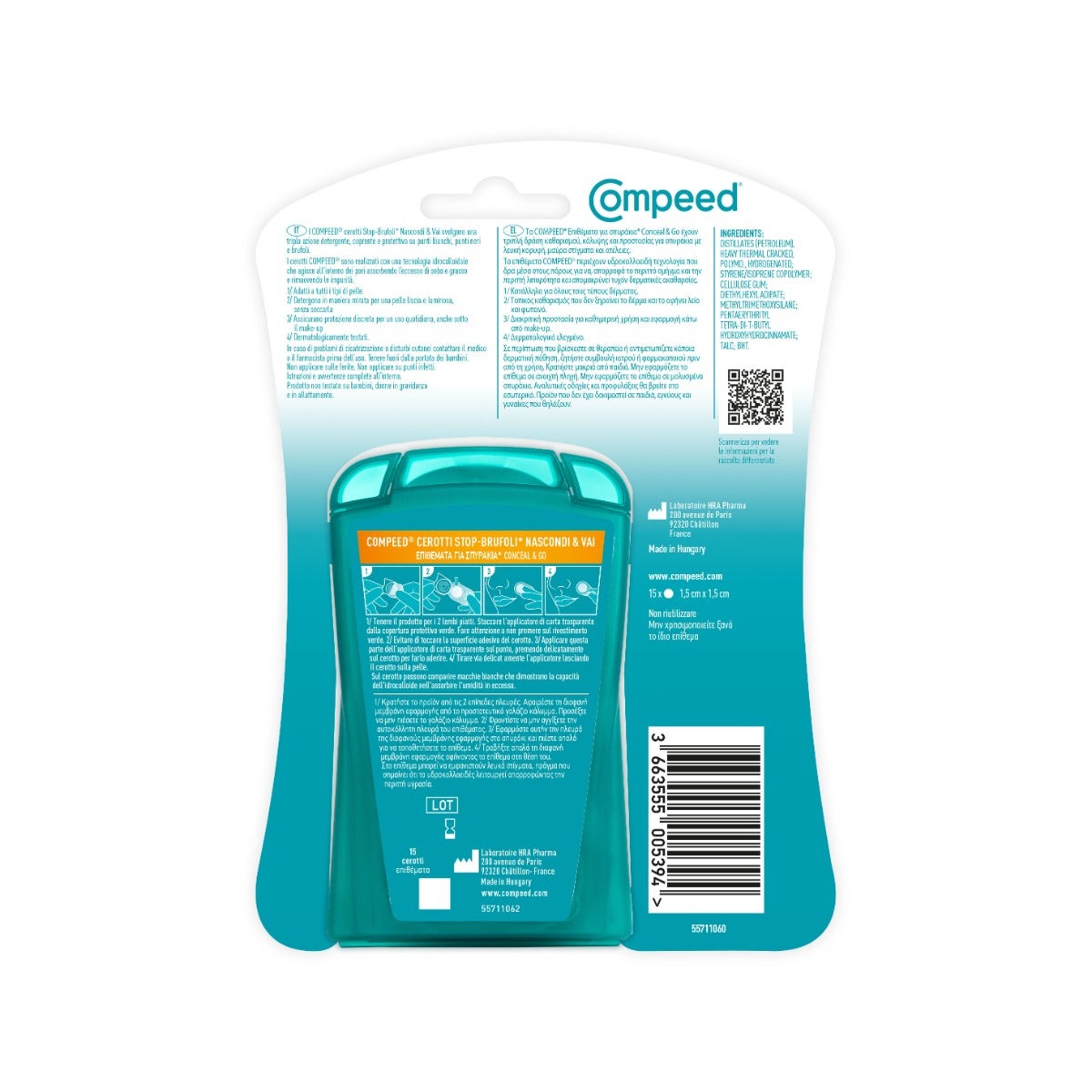 Compeed Pansements Anti-Boutons 15 pièces