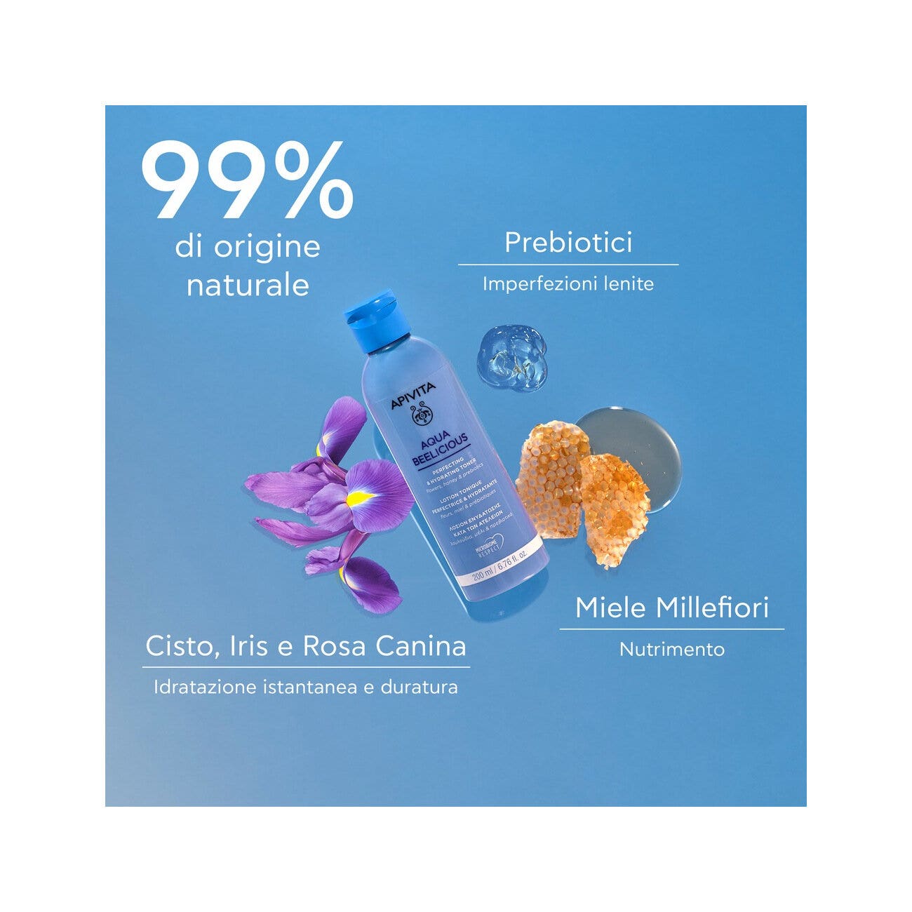Apivita Aqua Beelicious Tonique Perfectionneur & Hydratant 200 ml