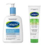 Cetaphil Émulsion Nettoyante 470 ml + Crème Hydratante 100 ml