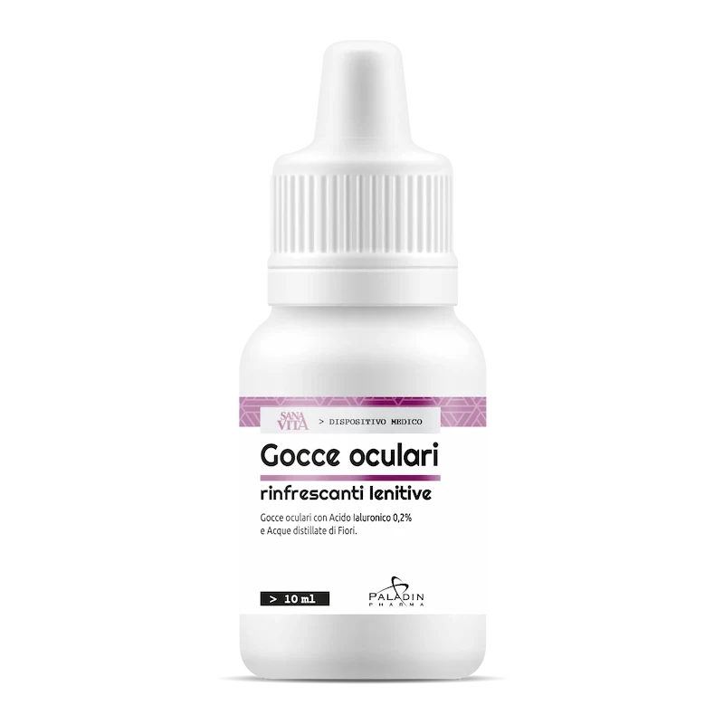 Sanavita Gouttes oculaires rafraîchissantes et apaisantes 10 ml